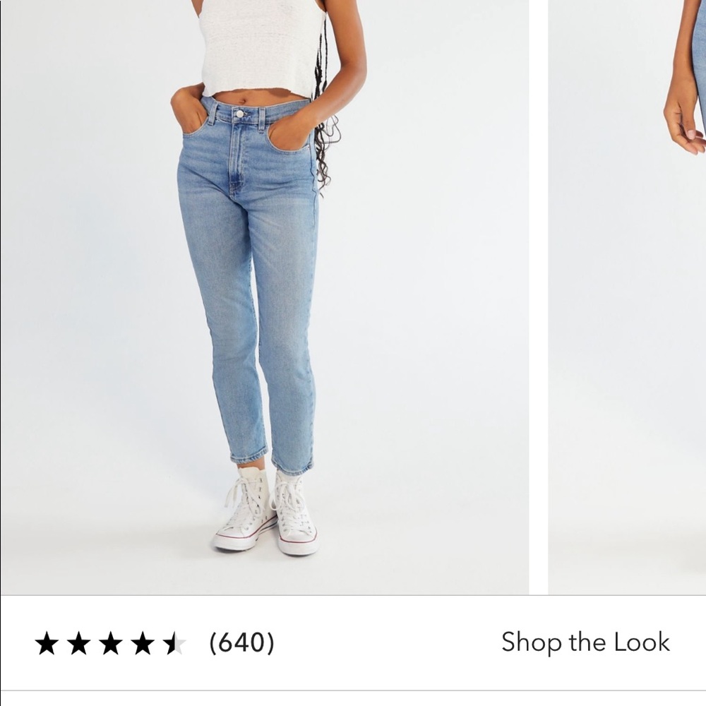 BDG girlfriend high rise jean 27